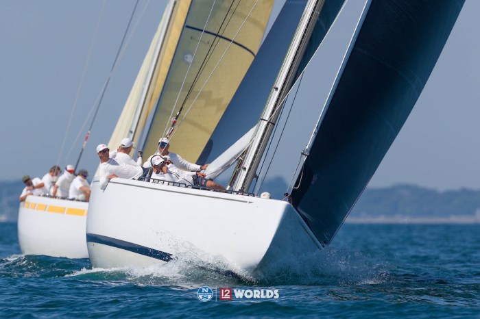  Legacy (KZ-5) at the 12 Metre Worlds (Photo Credit: Ian Roman) 