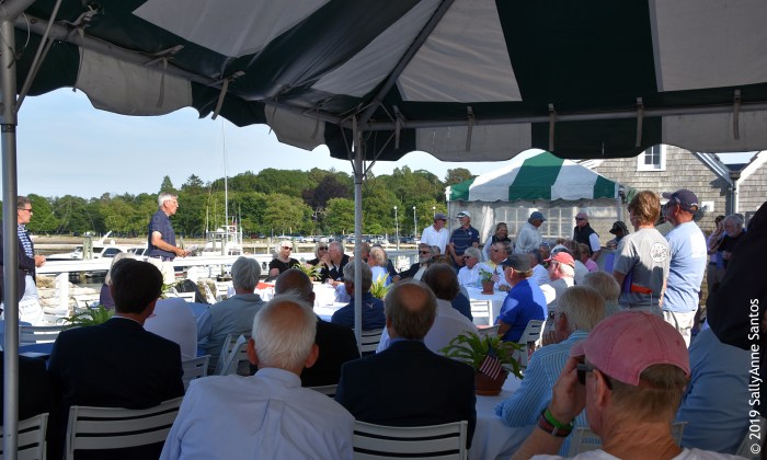 2019 12 Metre Worlds Skippers Meeting at Ida Lewis Yacht Club, Newport, RI