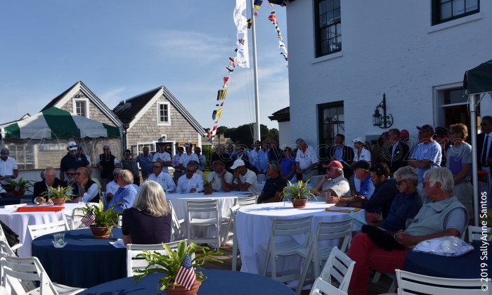 2019 12 Metre Worlds Skippers Meeting at Ida Lewis Yacht Club, Newport, RI