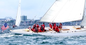 Vim, US-15 racing at the 2019 12mR European Championship