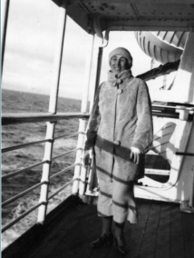 Nini Roll Anker at Sea. ~ photo courtesy Large Norwegian Encyclopedia
