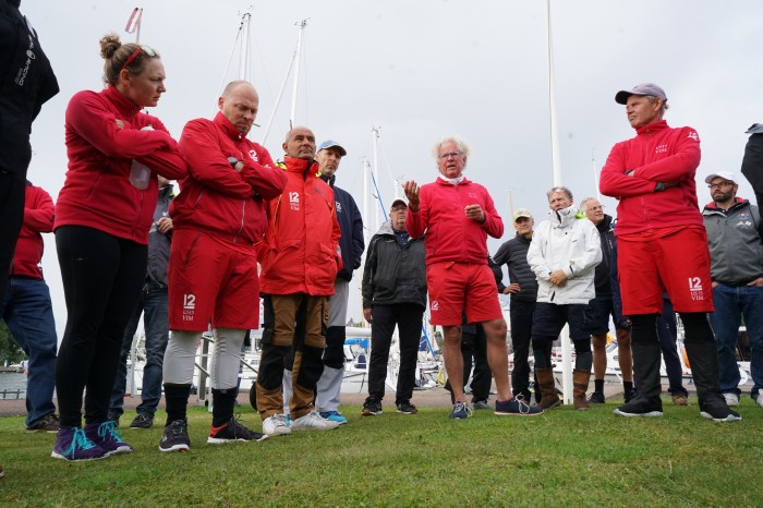 2021 Evli 12mR World Championship Skippers Meeting, August 19 | Kim Weckström